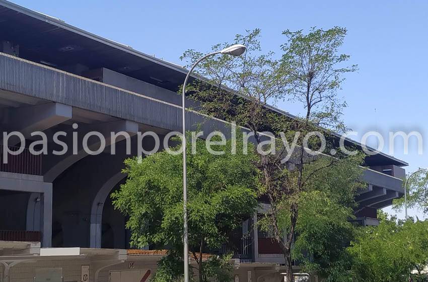 Así está el estadio del Rayo Vallecano siete meses después del inicio de las obras