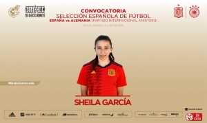 Sheila, convocada por la Selección española para un amistoso online
