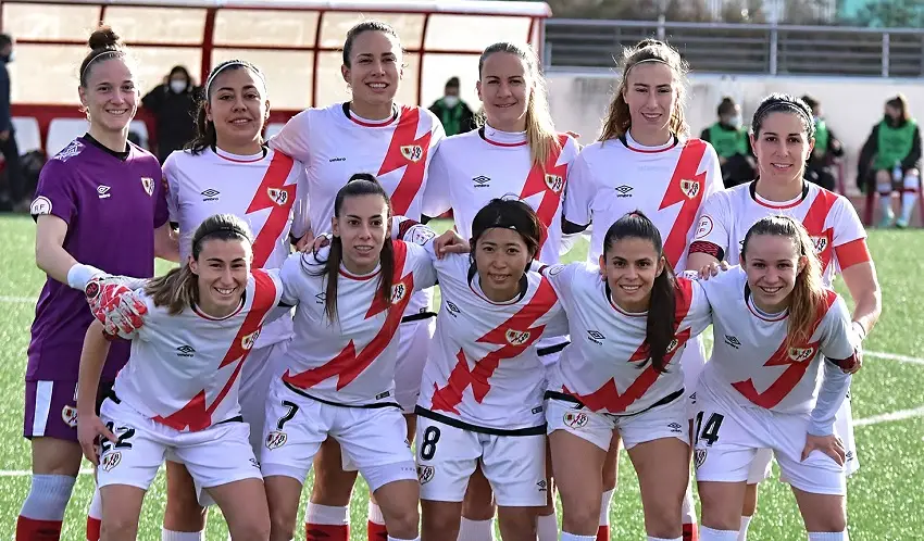 11 titular del Rayo Femenino contra el Eibar Femenino