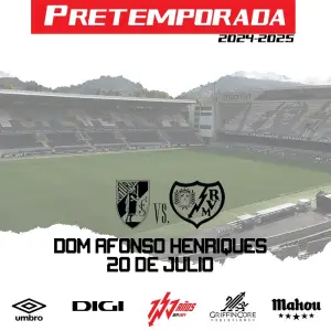 Cartel del Vitoria Sport Clube - Rayo Vallecano de pretemporada