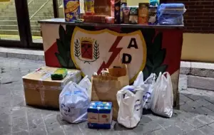 Imagen de una recogida de alimentos realizada por Plataforma ADRV