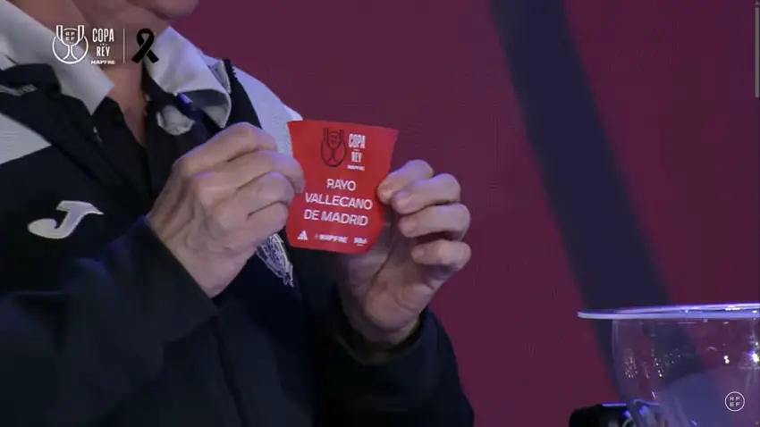 Imagen del sorteo de Copa del Rey