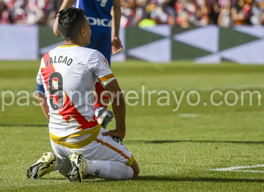 Falcao, en el Rayo Vallecano - Athletic