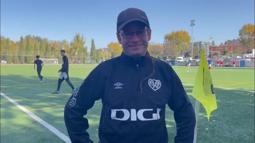 Jorge Vallejo, entrenador del Rayo B