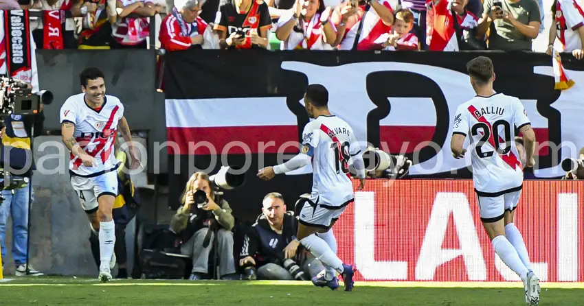 Camello celebrando su gol ante el Leganés