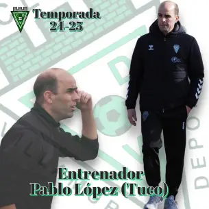 Imagen de la renovación del entrenador del Villamuriel: Pablo López &#039;Tuco&#039;