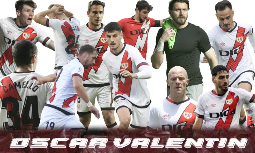 Oscar Valentín, jugador del Rayo Vallecano