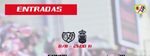 Cartel de entradas del Rayo Vallecano - Las Palmas