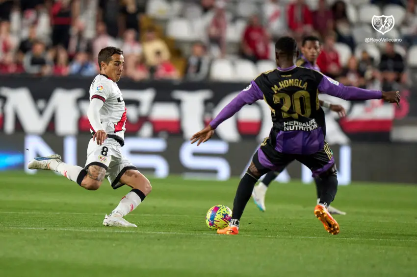 Trejo, en el Rayo Vallecano - Valladolid