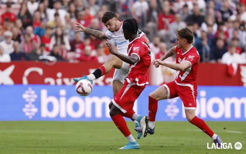 Imagen del Sevilla - Rayo de esta tarde en el Pizjuán