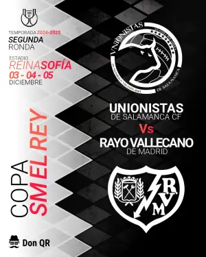 Cartel del partido Unionistas - Rayo