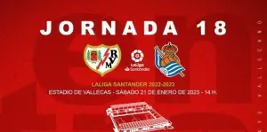 Cartel del Rayo Vallecano - Real Sociedad