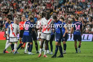 Imagen del partido 800 del Rayo en primera contra el Atlético de Madrid