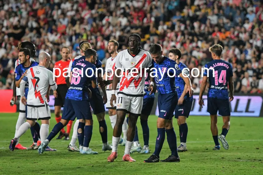 Imagen del partido 800 del Rayo en primera contra el Atlético de Madrid