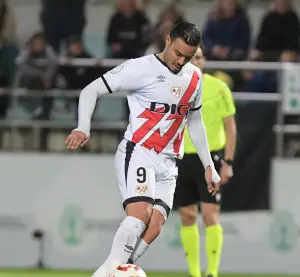 Raúl de Tomas, en el Villamuriel - Rayo Vallecano