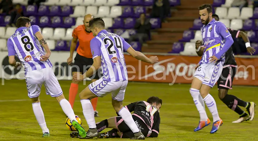 Imagen de archivo de un Valladolid - Rayo Vallecano