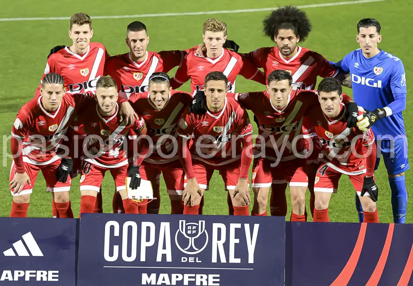 Once inicial del Rayo en Salamanca ante Unionistas