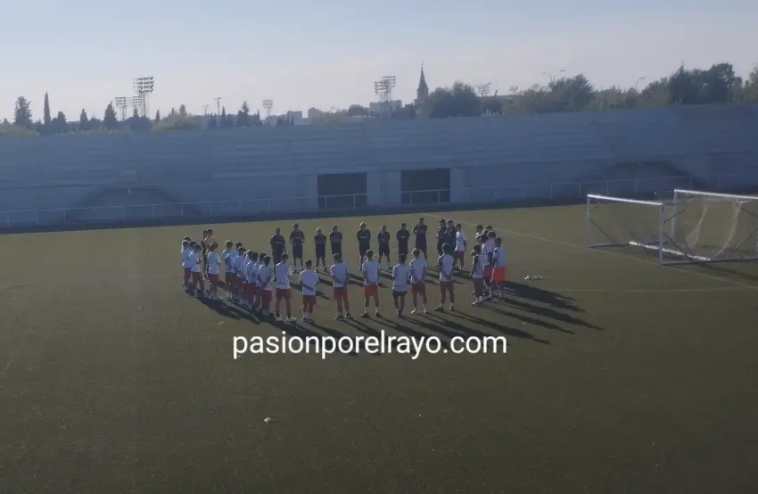 Imagen del inicio de pretemporada del Rayo Juvenil A