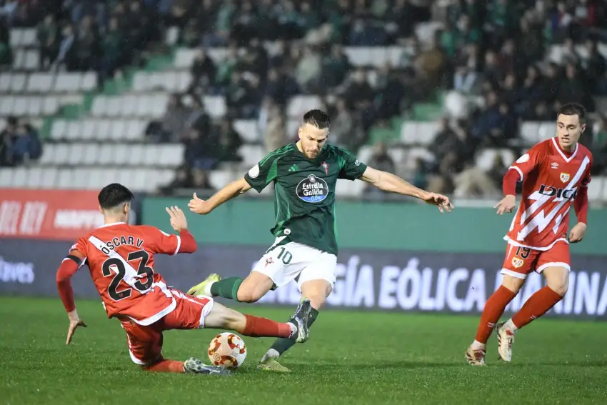 Jugada del Racing de Ferrol - Rayo Vallecano