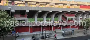 Grada de la Albufera del Estadio de Vallecas