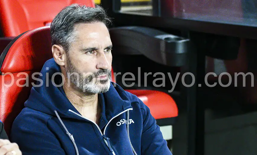 Vicente Moreno, en el Rayo 3-1 Osasuna