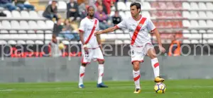 Chechu Dorado, jugador del Rayo Vallecano la temporada 2015/2016