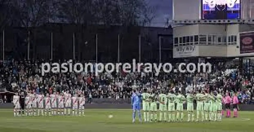 Imagen del estadio de Vallecas durante un partido de la temporada 21/22