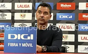Míchel en rueda de prensa tras el Rayo 1-2 Girona