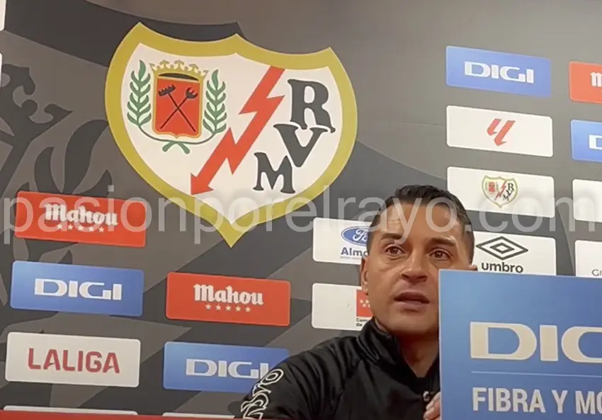 Francisco en la rueda de prensa previa al Rayo - Celta