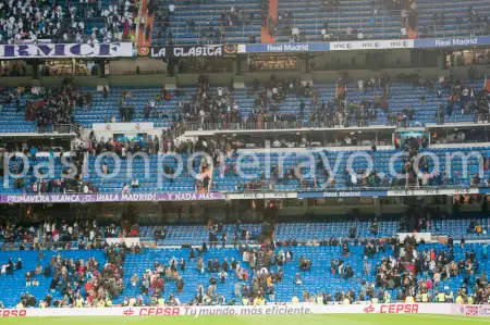 Imagen del Santiago Bernabéu, donde el Rayo tampoco gestionó las entradas de visitante para sus aficionados