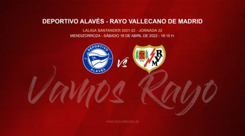 Alavés - Rayo en zona visitante por 35 euros