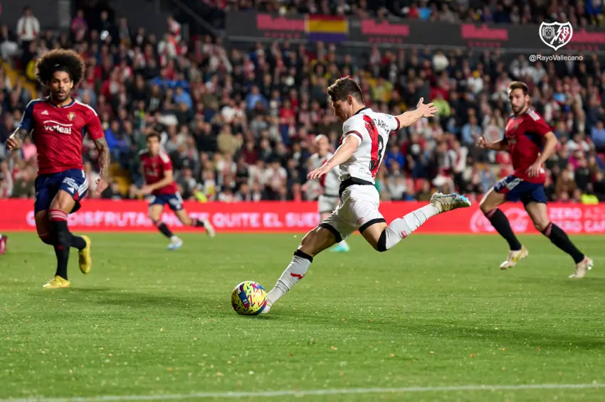 Fran García, en el Rayo Vallecano - Osasuna