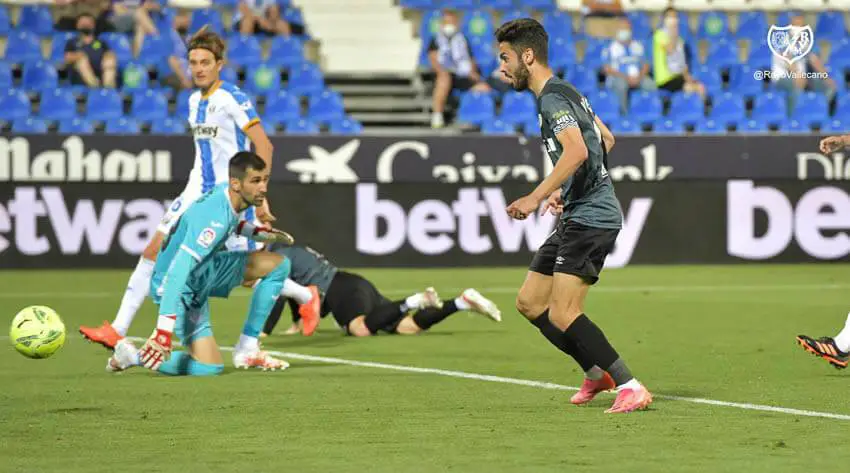La jugada de tiralíneas de Fran García e Isi para el golazo de Andrés Martín en el Leganes 1-2 Rayo Vallecano