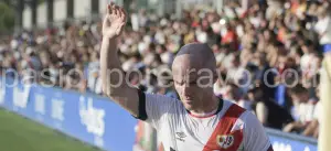 El Rayo volvió a jugar con su equipación de la temporada pasada