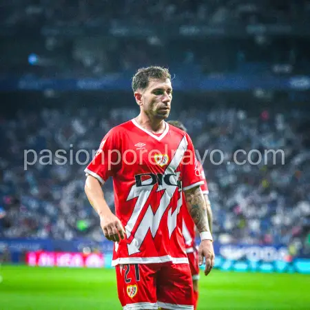 Embarba, en el Espanyol - Rayo Vallecano