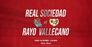 Cartel del Real Sociedad - Rayo Vallecano