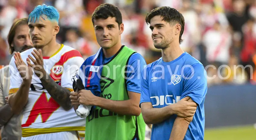 Pozo en su despedida de Vallecas y del Rayo Vallecano