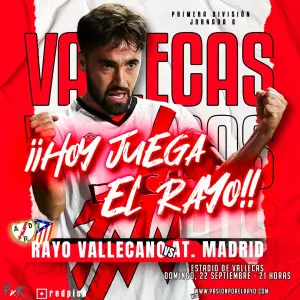 Cartel del Rayo Vallecano - Atlético de Madrid