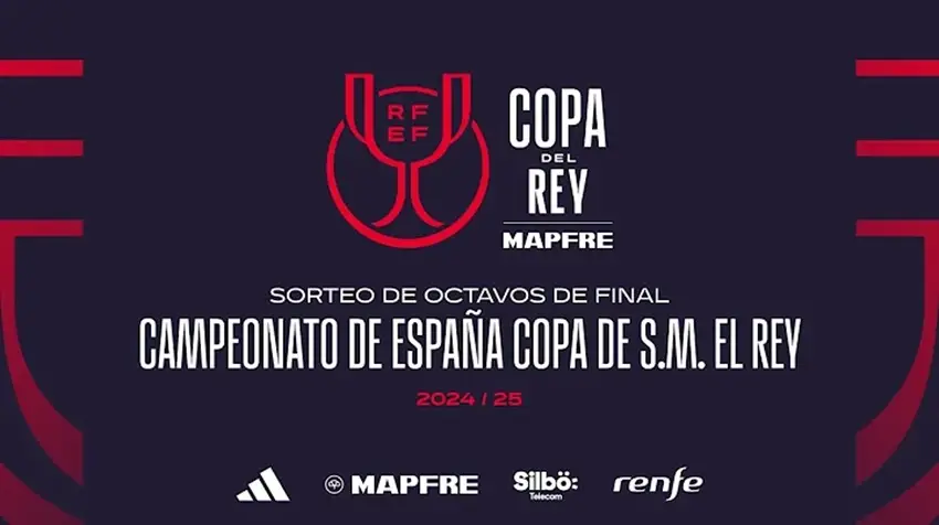 Imagen promocional del sorteo de octavos de Copa del rey