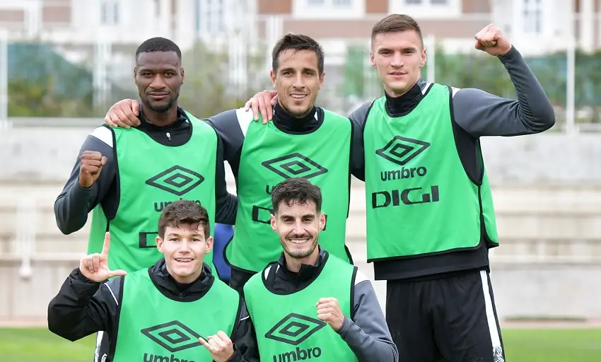 Entrenamiento del Rayo Vallecano