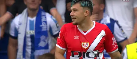 Ratiu, en el Real Sociedad - Rayo Vallecano