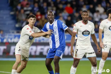 Momento del Alavés - Valadolid de esta noche