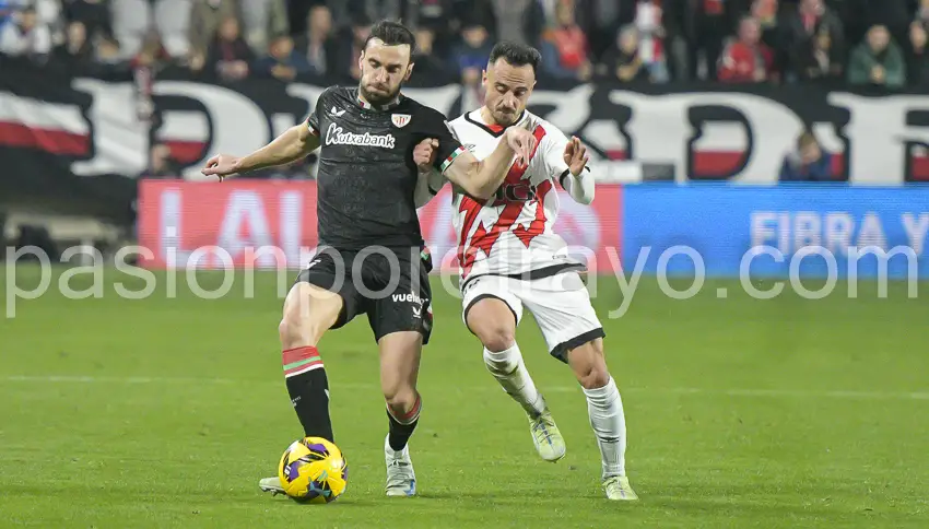 Álvaro García, en el Rayo - Athletic