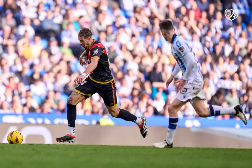 Lejeune, en el Real Sociedad - Rayo Vallecano