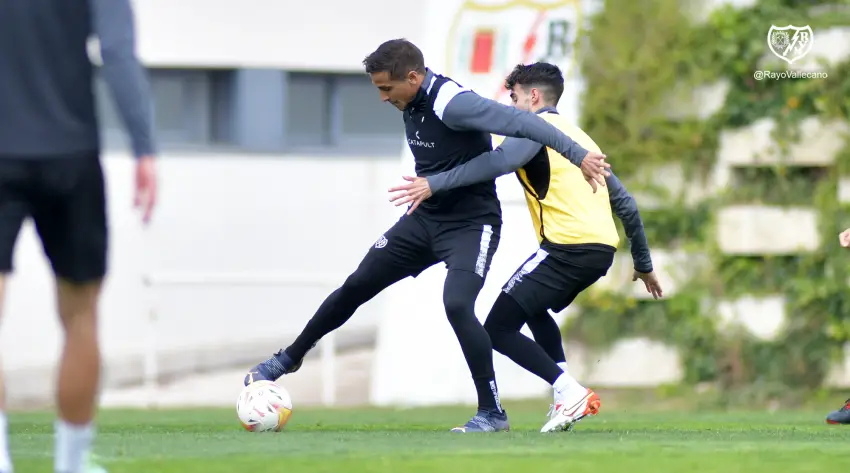 Entrenamiento del Rayo Vallecano