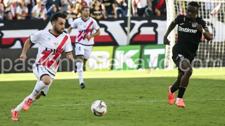 Unai López durante el Rayo - Leganés