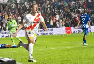 Jorge de Frutos, jugador del Rayo Vallecano