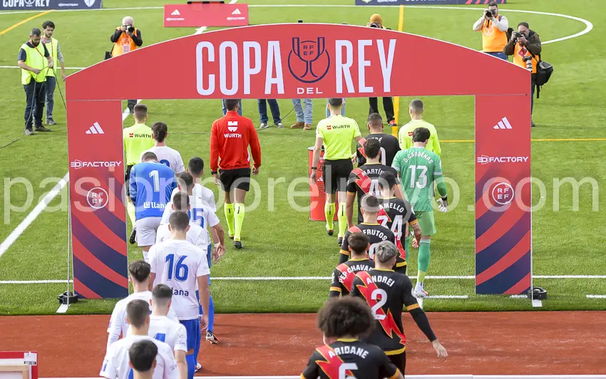 Imagen del Lugones - Rayo Vallecano de copa del rey del año pasado