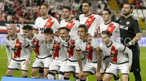 Once del Rayo Vallecano con los jugadores principales utilizados por Iraola esta temporada