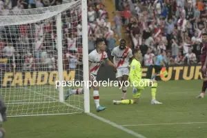 Falcao anotó el gol del empate para el Rayo Vallecano contra la Real Sociedad